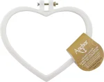 Anchor 6 inch Plastic Heart Shaped Embroidery Hoops (image for) Anchor 6 inch Plastic Heart Shaped Embroidery Hoops