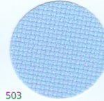 16 Count Light Blue Aida (image for) 16 Count Light Blue Aida