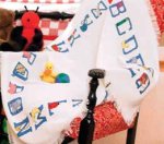 Baby Alphabet Afghan - White (image for) Baby Alphabet Afghan - White