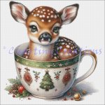 Baby Animals In Mugs - Fawn (image for) Baby Animals In Mugs - Fawn