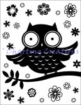Big Eyed Owl Silhouette (image for) Big Eyed Owl Silhouette