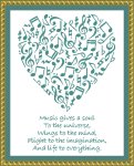 A Heart Full Of Music - Quote 2 - Mini (image for) A Heart Full Of Music - Quote 2 - Mini