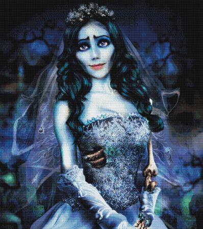 Corpse Bride Pfc25283 19 00 Usd Charting Creations Unique Counted Cross Stitch Patterns And Kits